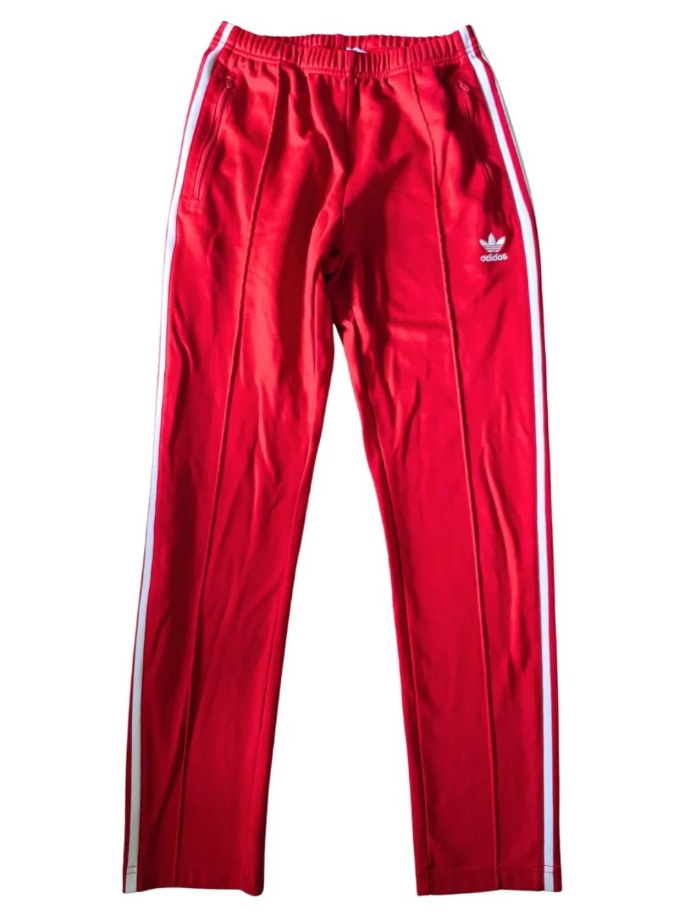 adidas Originals Adicolor Classics Beckenbauer Track Pants Men's Small Red White